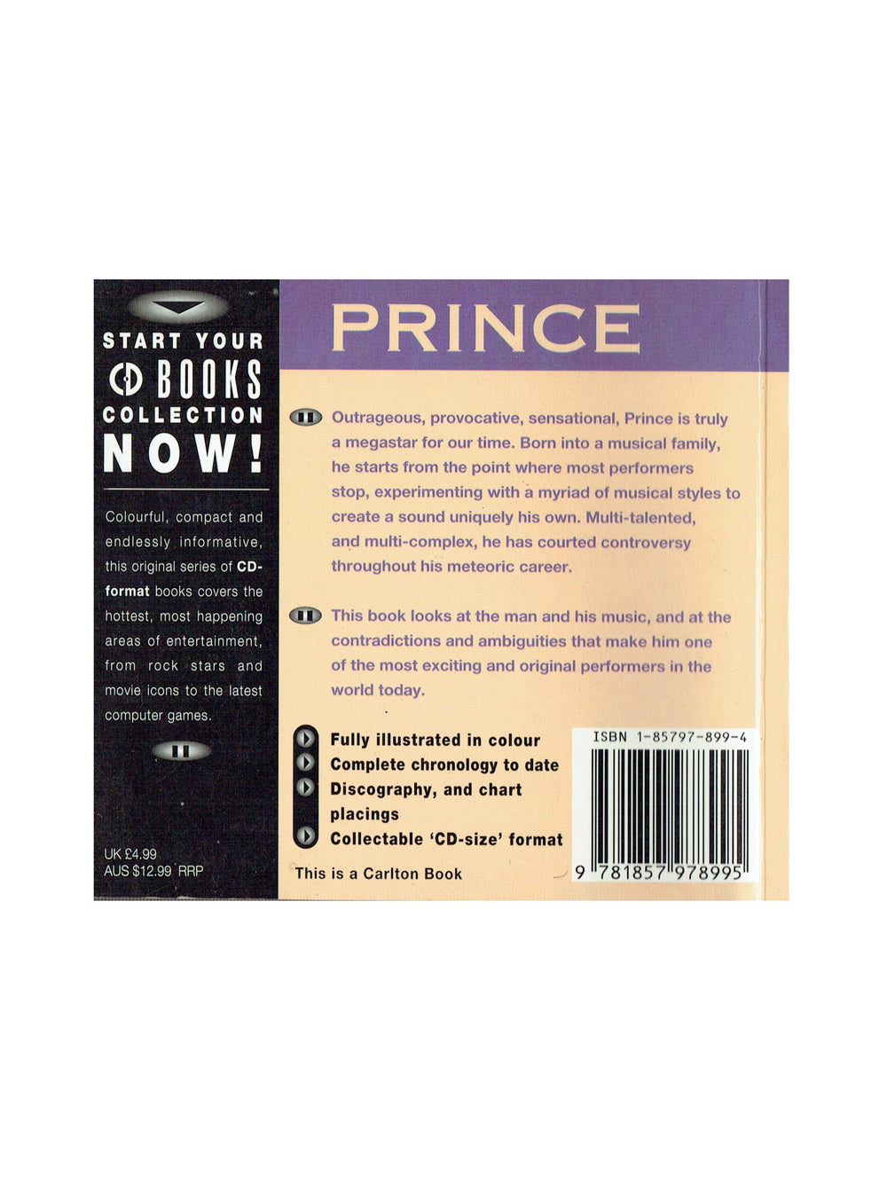 Prince – Interview Disc & Fully Illustrated Prince Little Book CD Format Discography ETC SW
