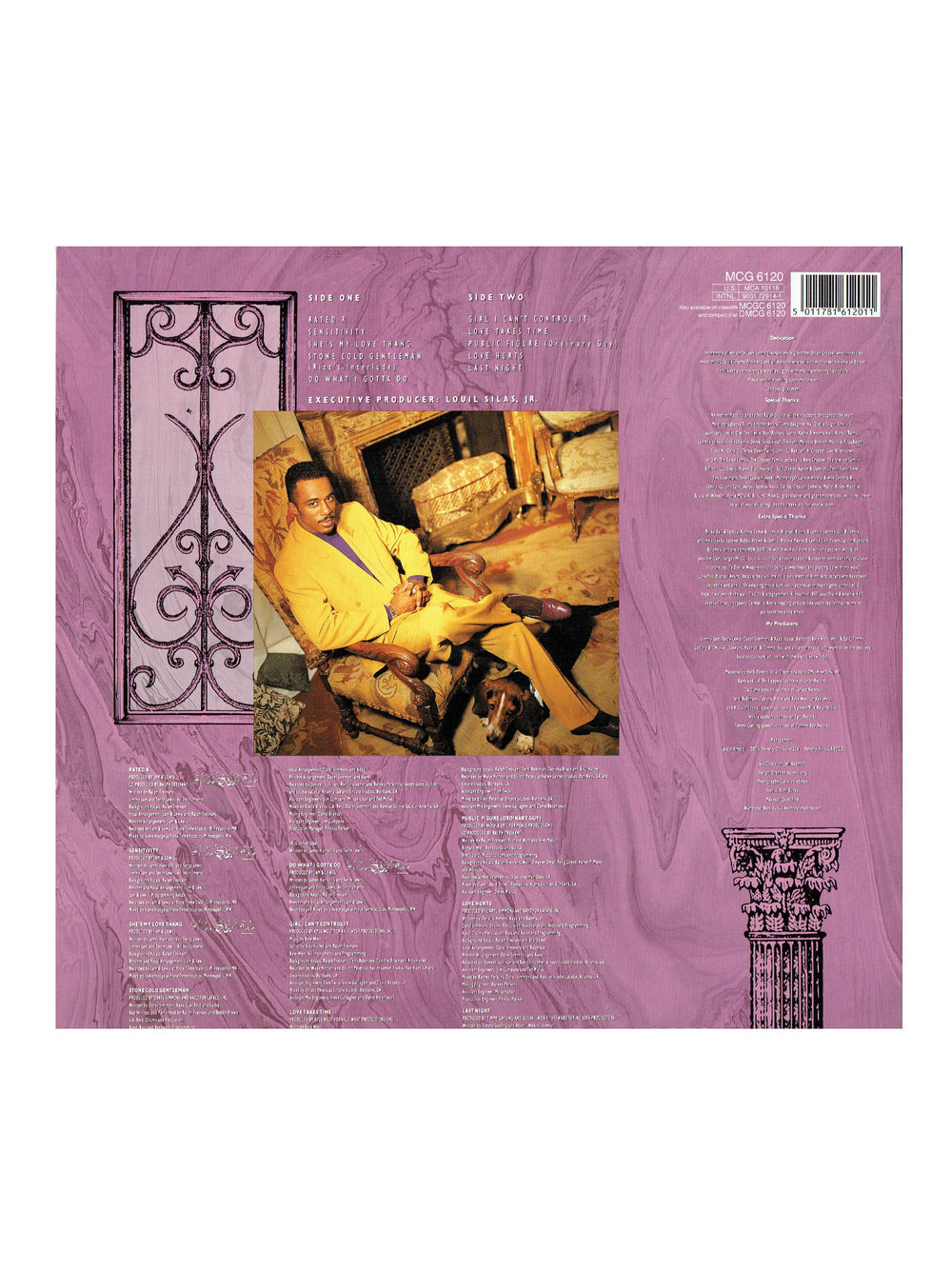 Prince – Ralph Tresvant Self Titled Vinyl Album 1990 UK Release Jam & Lewis Prince