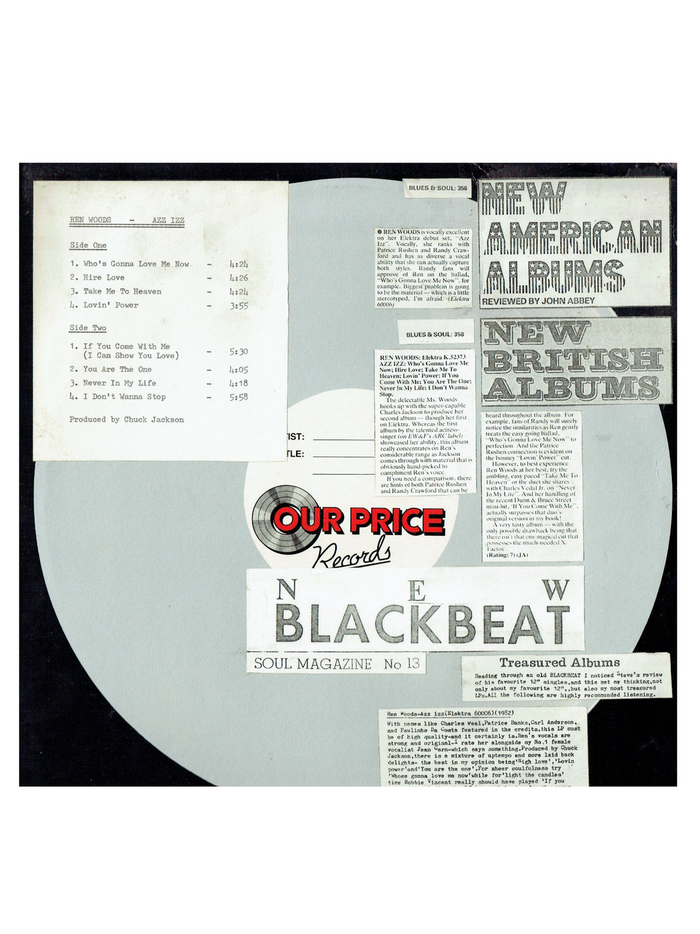 Prince – Ren Woods Azz Izz Vinyl Album 1982 USA Release Inc I Don't Wanna Stop By Prince