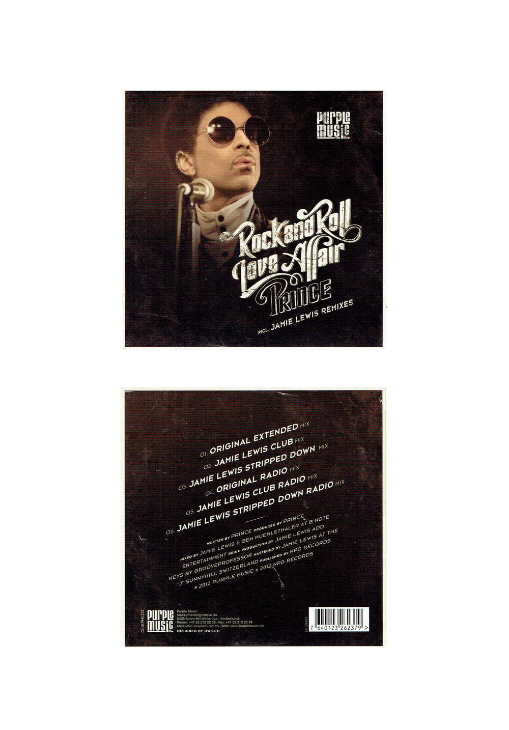 Prince Rock and Roll Love Affair CD EU 5 Inch CD Single 2012 6 Tracks RARE