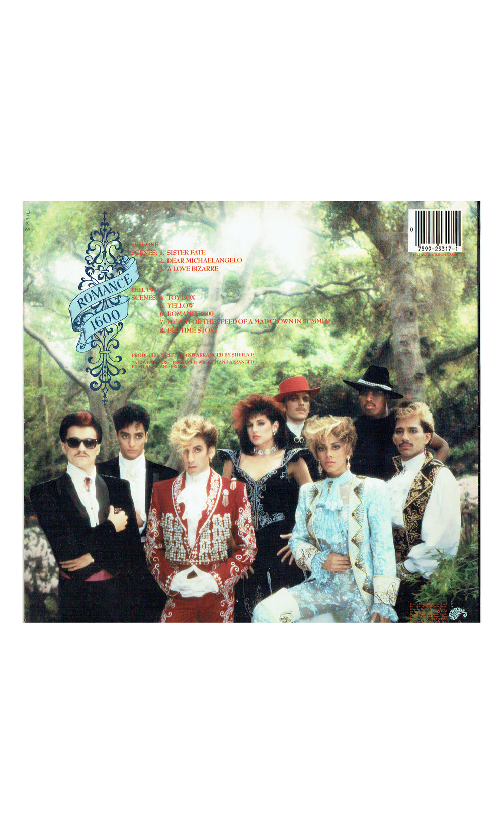 Sheila E In Romance 1600 Vinyl Album EU 1985 Release Prince SMS