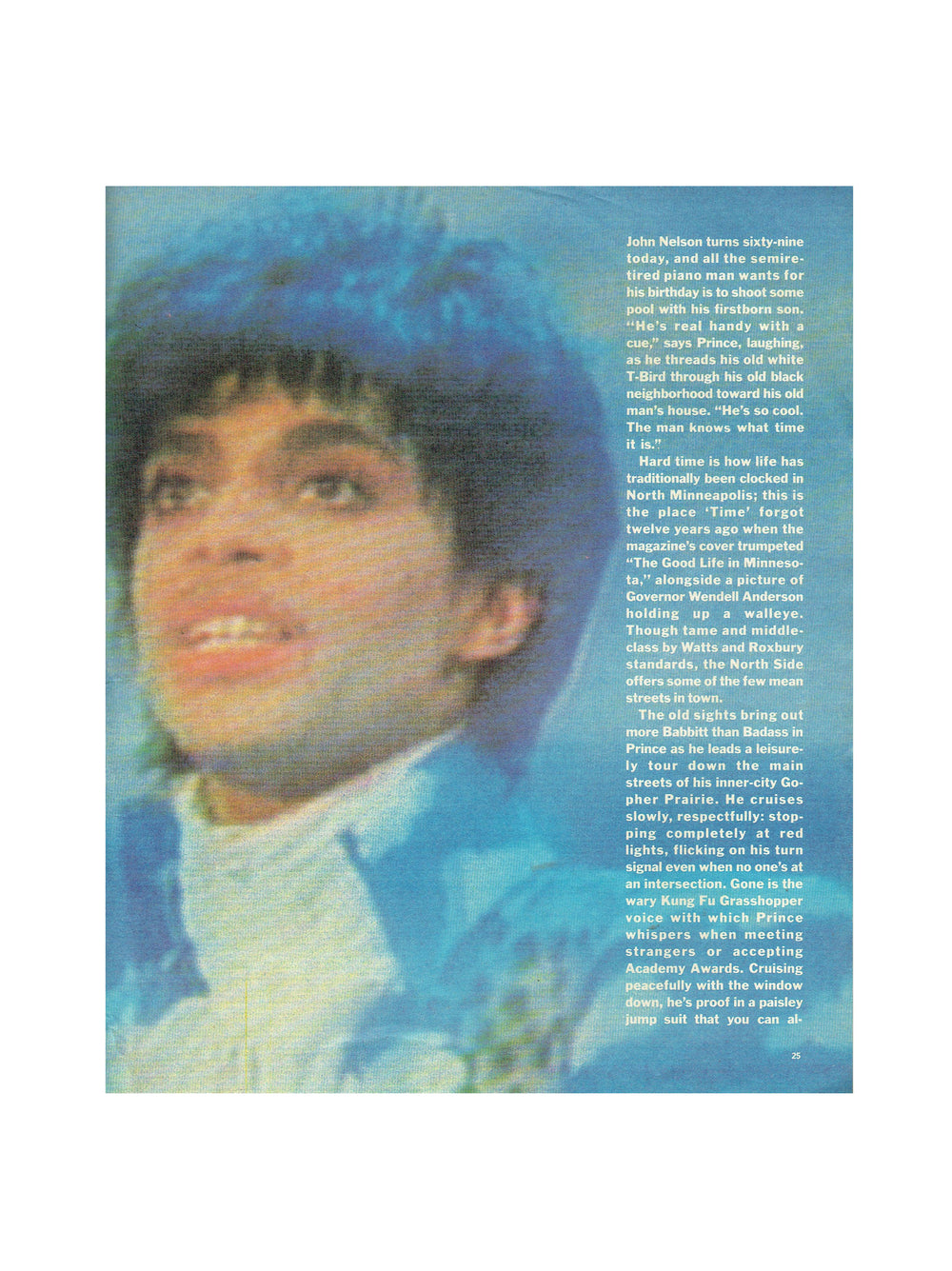 Prince – Rolling Stone Original Magazine September 12th 1985 Prince Talks NEAR MINT
