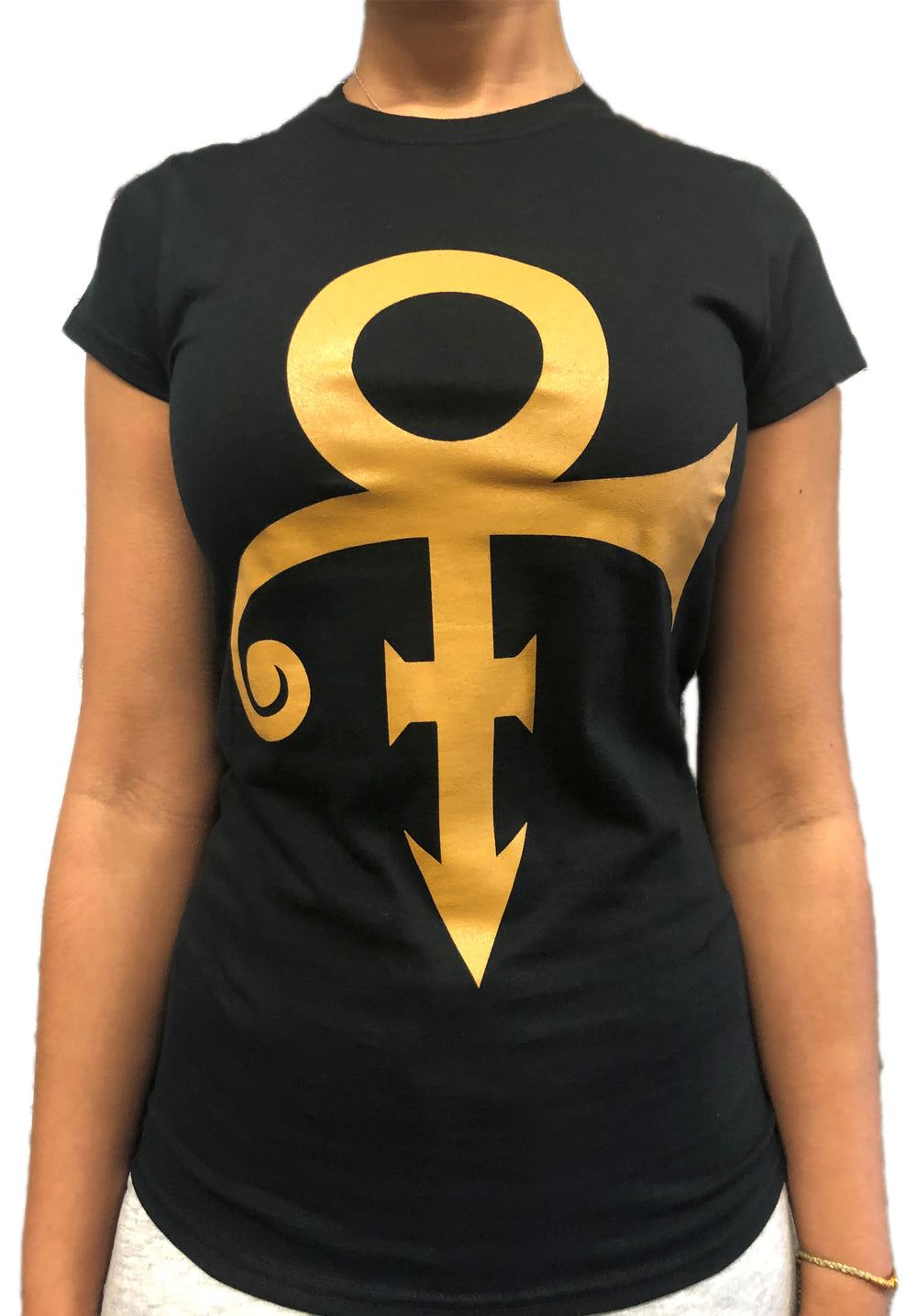 Prince – Official Love Symbol Ladies Official T-Shirt  Various Sizes O(+> NEW