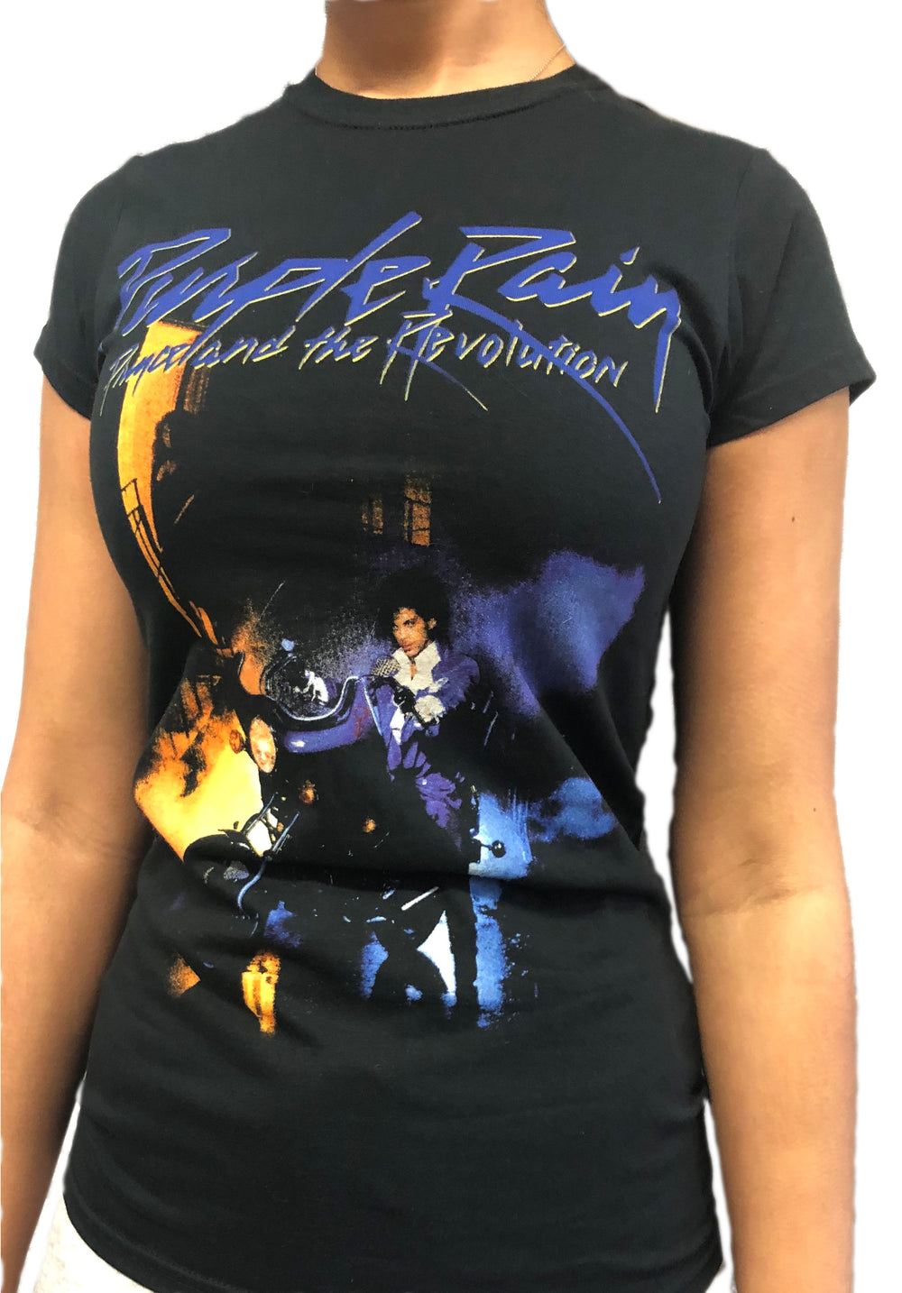 Prince Purple Rain Ladies Official T-Shirt Brand New Various Sizes