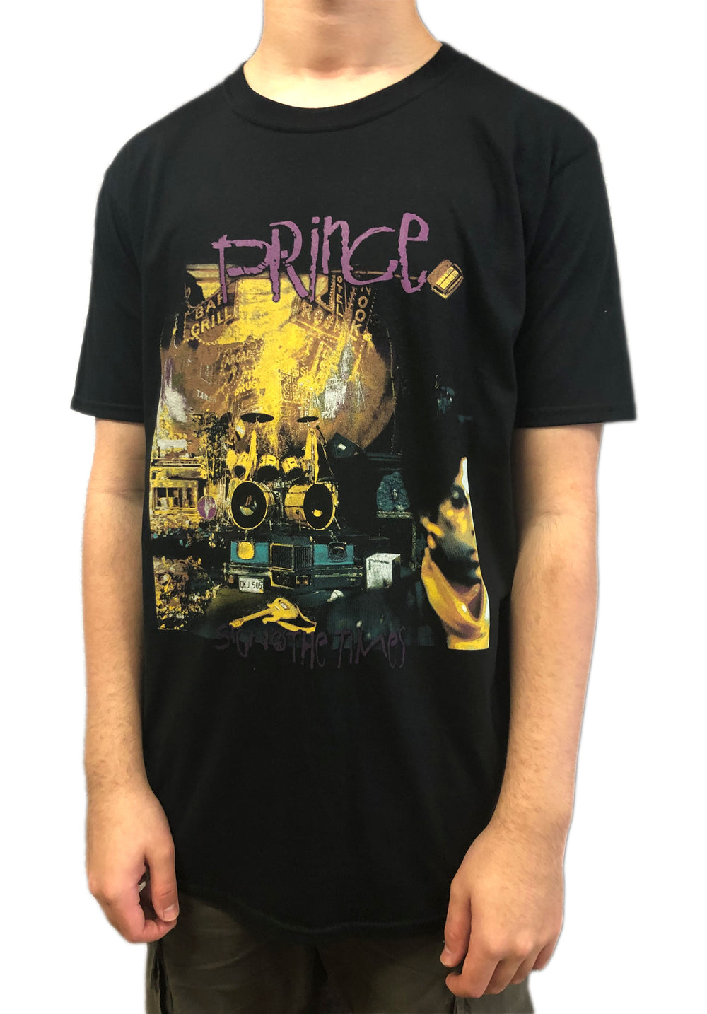 Prince Sign O The Times Cover Unisex Official UK  T Shirt Brand New Various Sizes