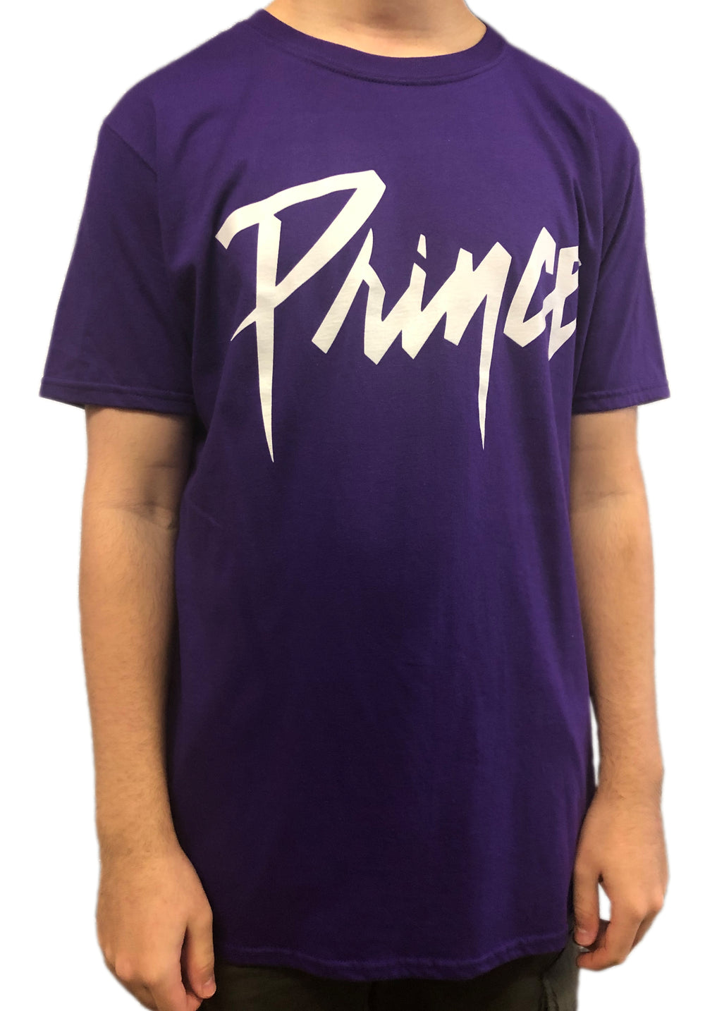 Prince – Purple Rain Name Logo Unisex Official T-Shirt Various Sizes White Text: NEW