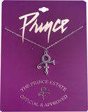 Prince Official Estate Love Symbol Purple Rain Logo Necklace Brand New SILVER