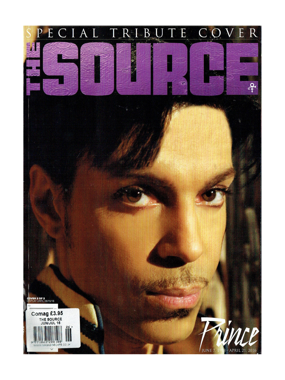 Prince The Source Tribute Cover Magazine June July 2016 Number 270