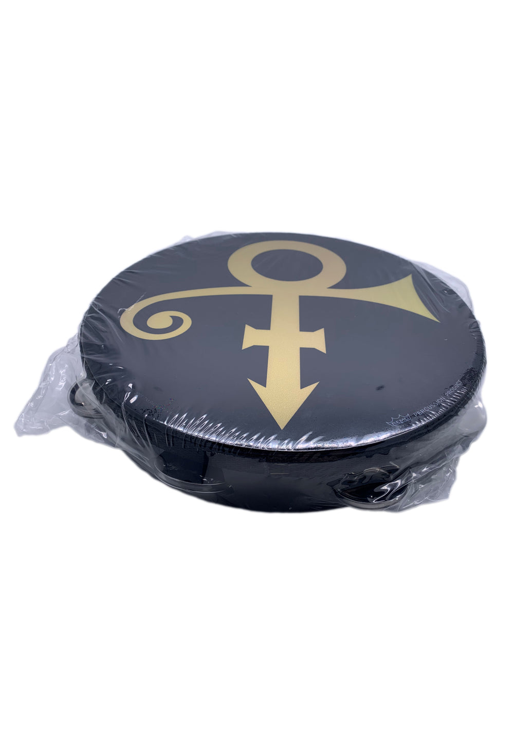 Prince Official Paisley Park Black Gold LOVE SYMBOL Tambourine Brand New Sealed