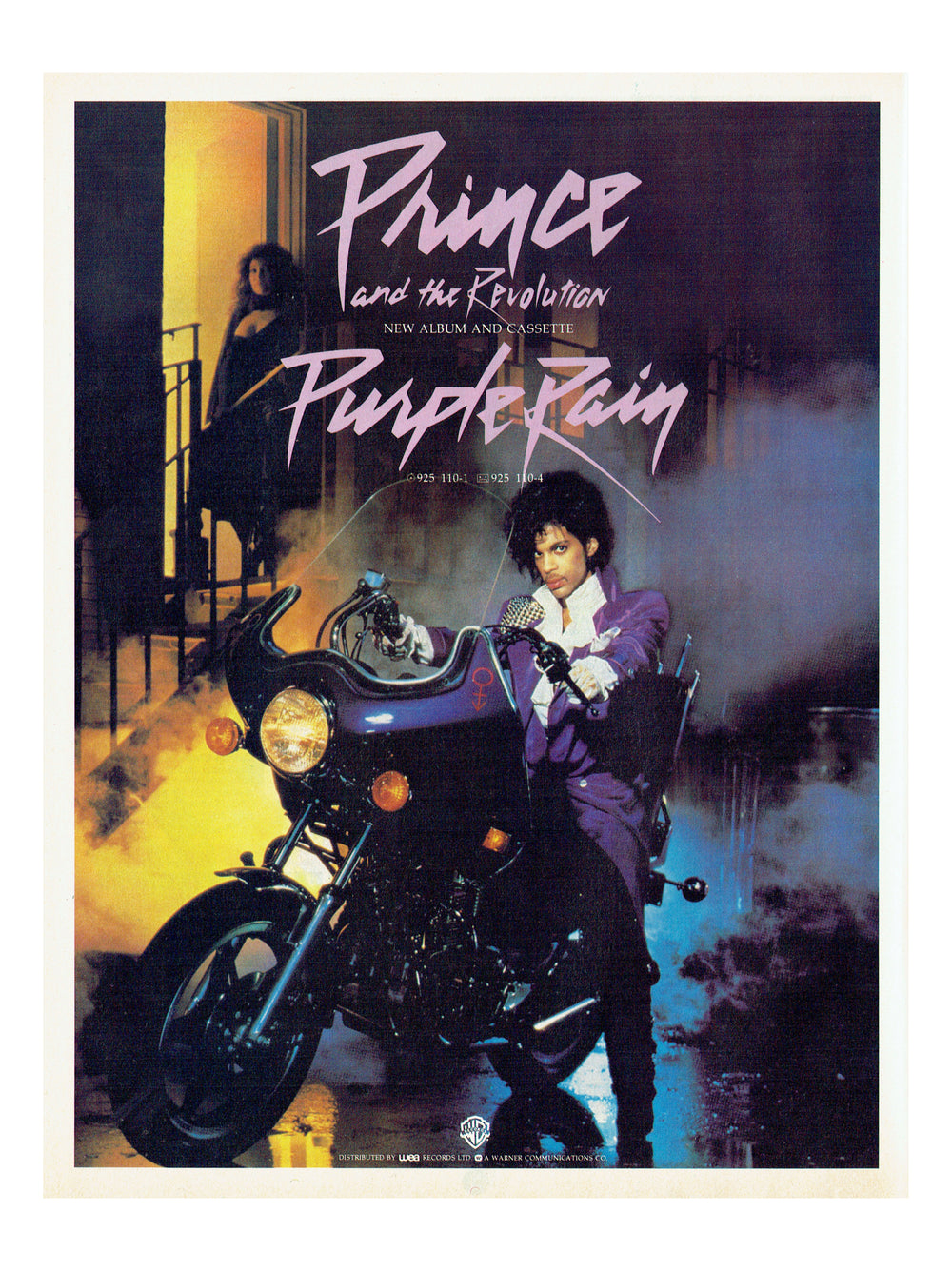 Prince – Smash Hits Magazine July August 1984 Purple Rain Advert 1/1/2 Page Article Prince