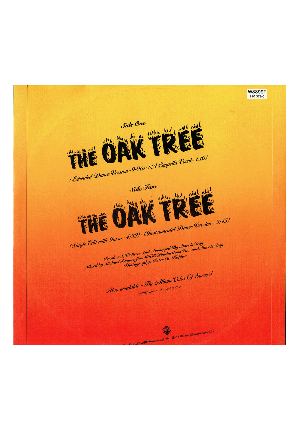 Prince – Morris Day The Oak Tree Vinyl 12" UK Preloved: 1985