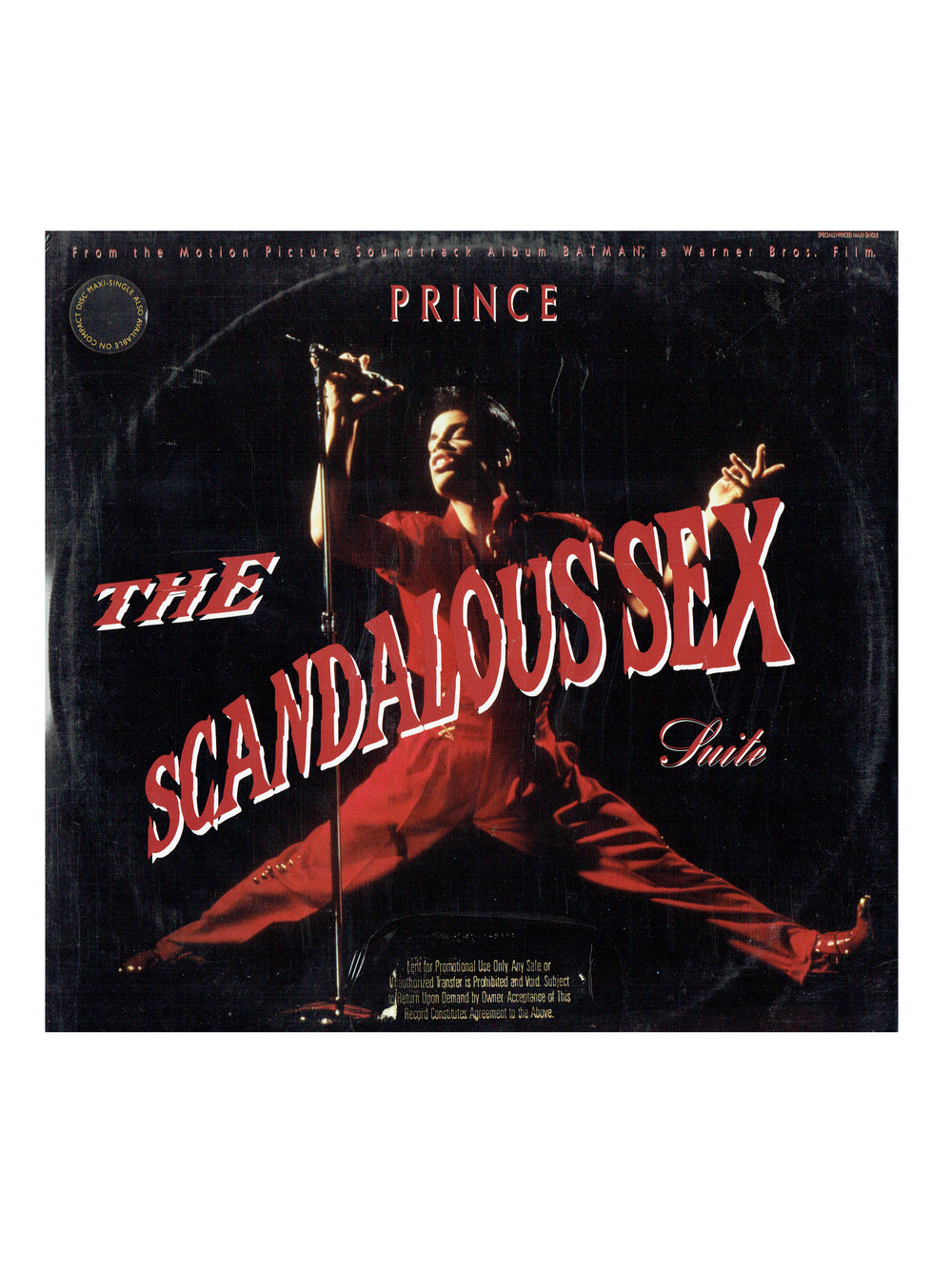 Prince Scandalous Sex Suite Vinyl 12 Maxi Single US Release GOLD ST Sealed