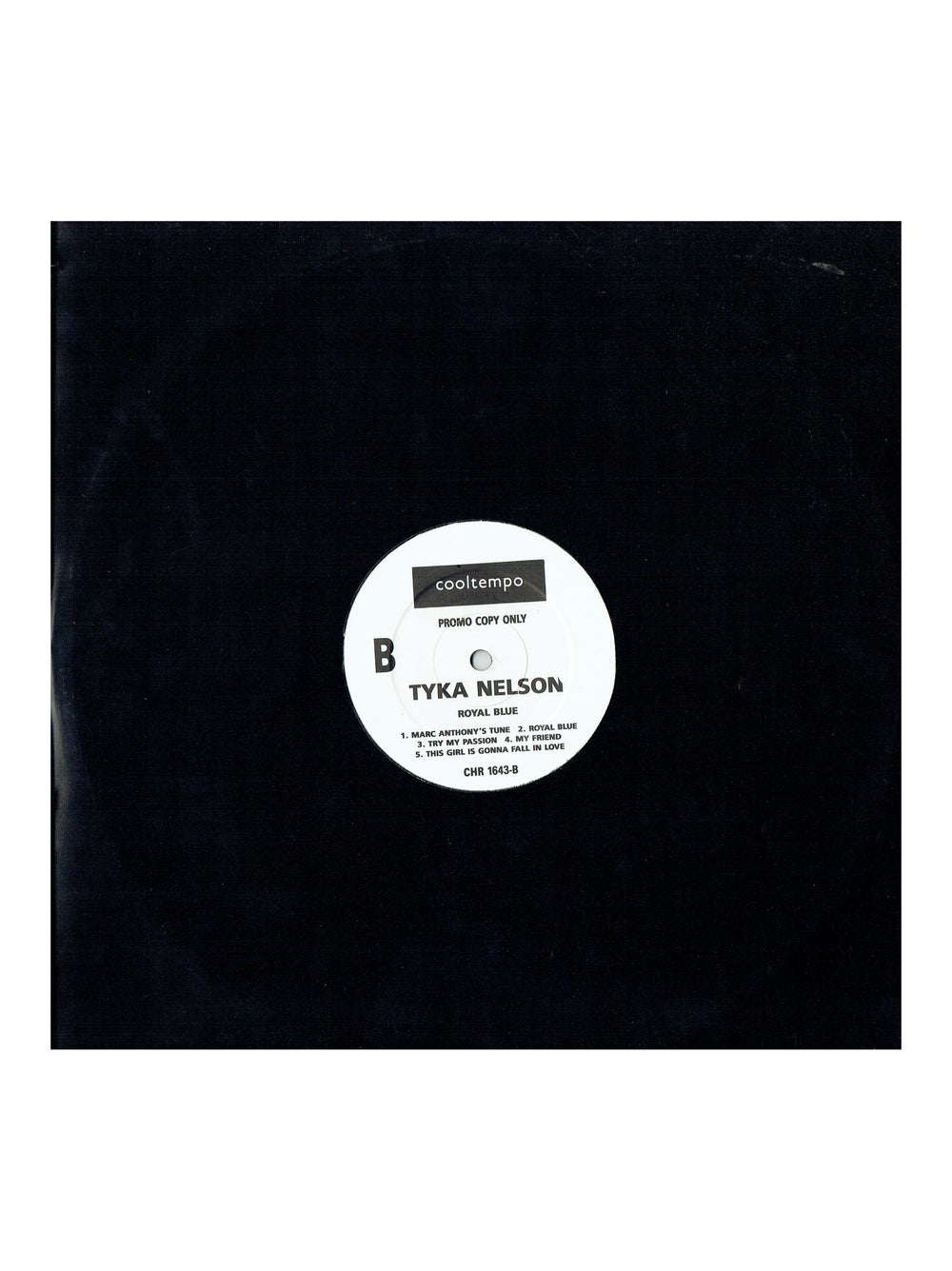 Prince – Tyka Nelson Royal Blue Vinyl Album Promo UK Original Release CHR 1643 Prince