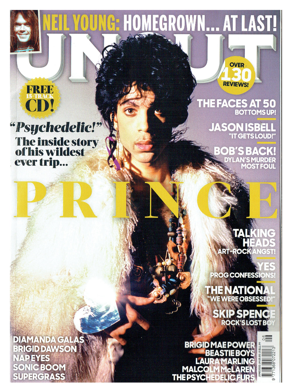 Prince – Uncut Magazine June 2020 Cover 12 & Page Article Free CD
