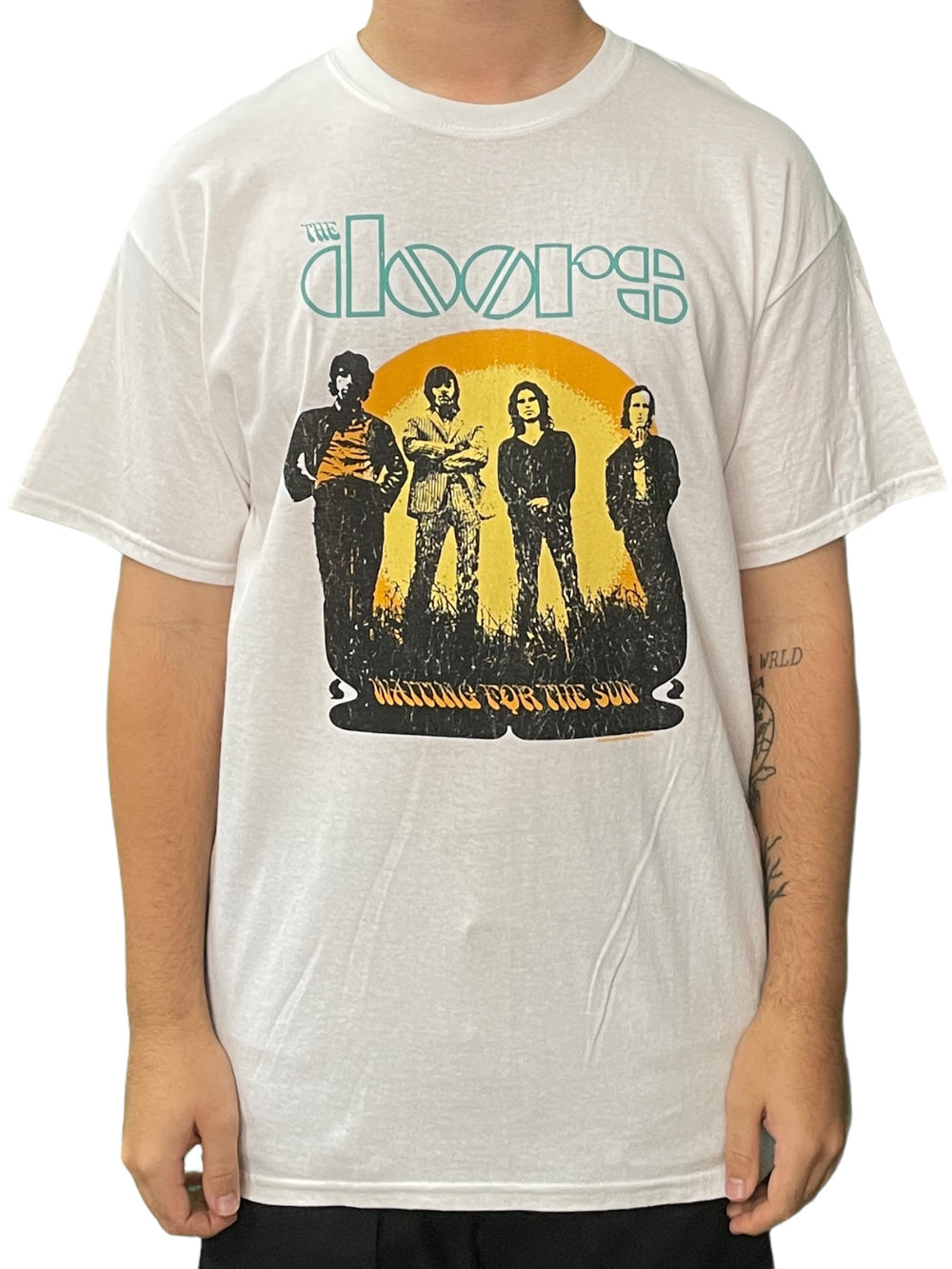 Doors The - Waiting For The Sun Official Unisex T Shirt Various Sizes NEW