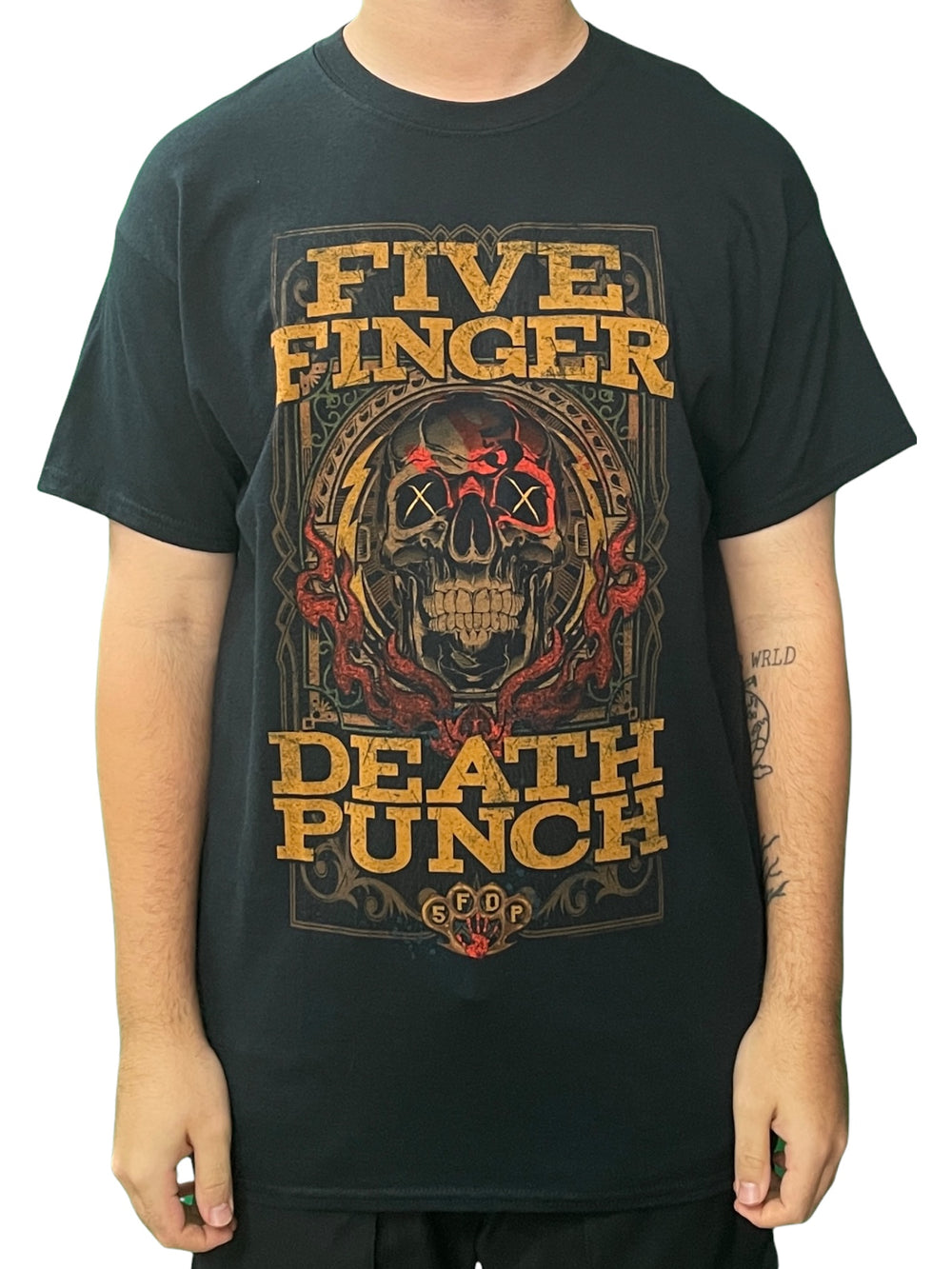 Five Finger Death Punch Wanted Official Unisex T Shirt Brand New Various Sizes