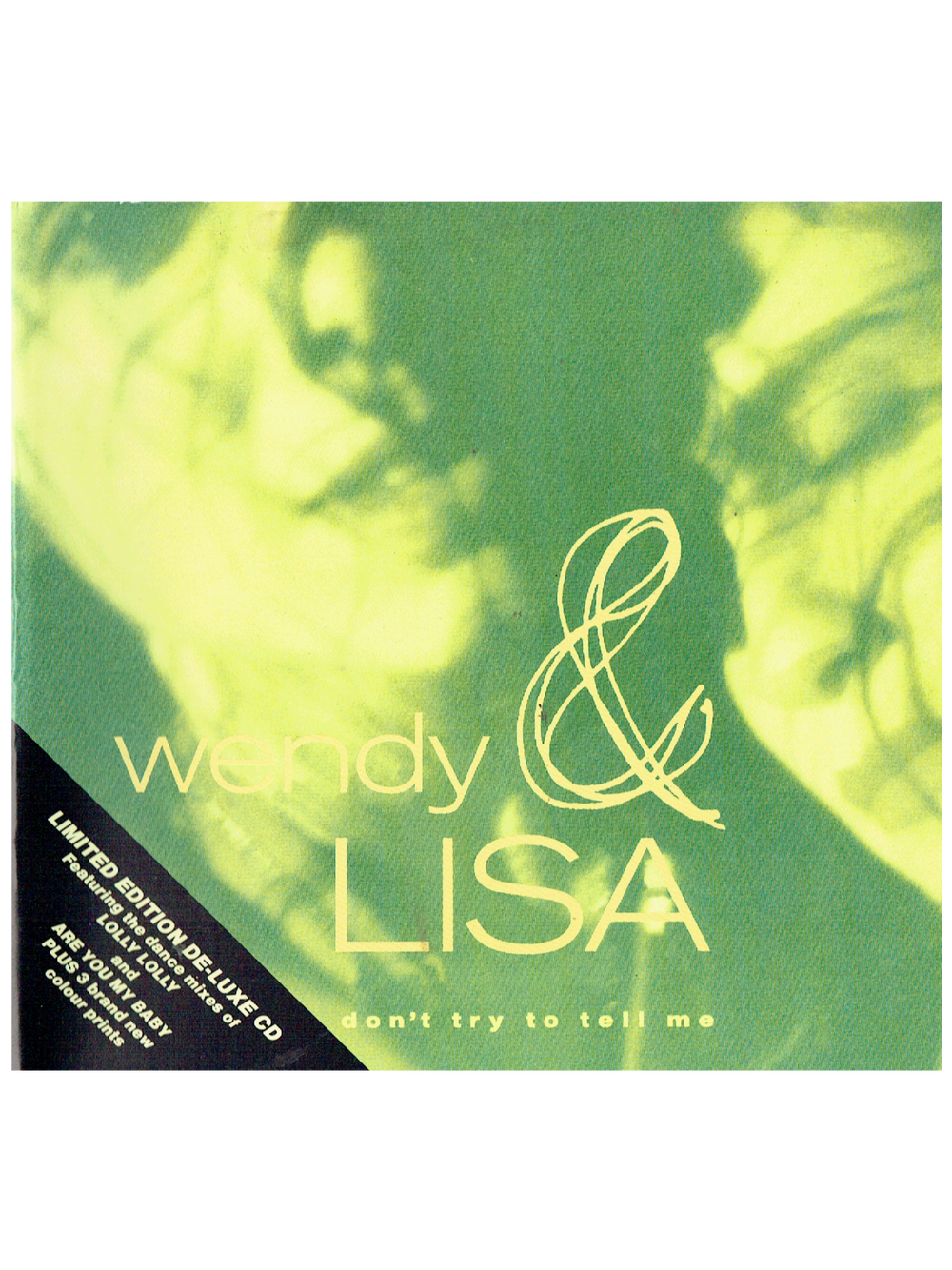 Prince – Wendy & Lisa Don't Try To Tell Me CD Single Deluxe Edition Limited Edition UK Preloved: 1991