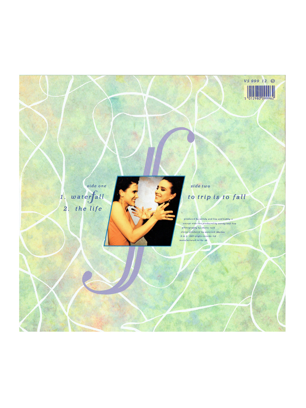 Prince – Wendy & Lisa Waterfall Vinyl UK 12" UK Preloved: 1987