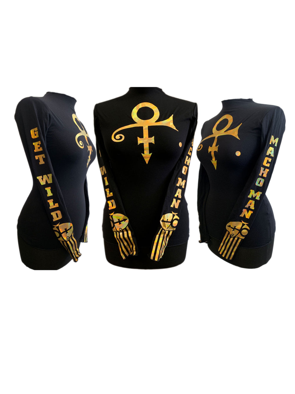 PRINCE - NPG - GET WILD  RARE OFFICIAL SHIRT AS WORN FOR THE AMA PERFORMANCE IN 1995