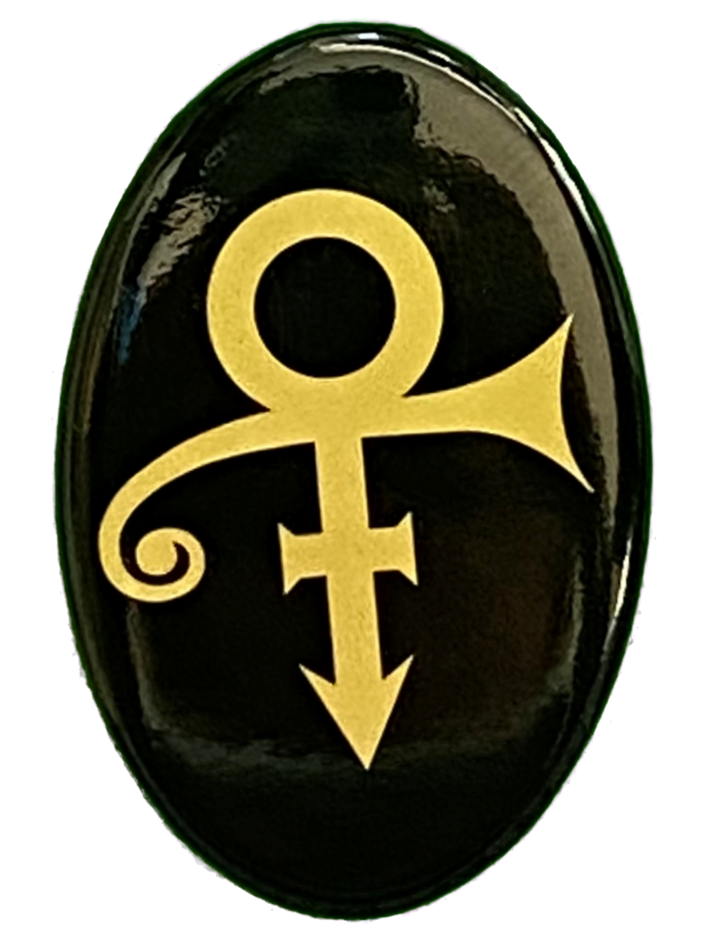 Prince – Paisley Park Official Merchandise Fridge Magnet Oval Love Symbol NEW