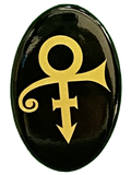 Prince – Paisley Park Official Merchandise Fridge Magnet Oval Love Symbol NEW
