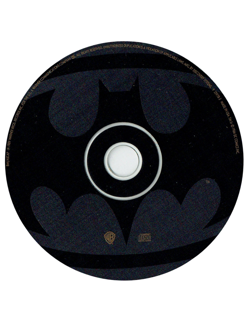 Prince Batman Soundtrack CD Album In A Round Embossed Tin 1989 Release SEALED