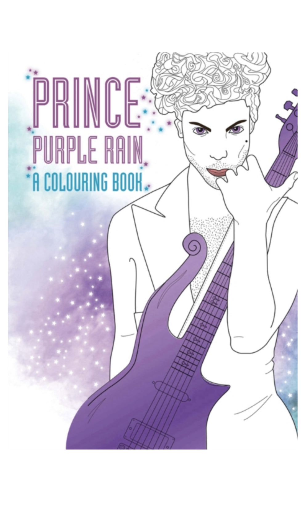 Prince – Purple Rain : A Colouring Book by Coco Balderrama Softback Brand New