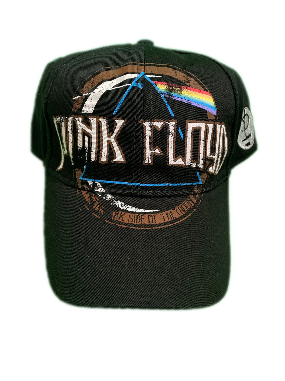 Pink Floyd Dark Side Of The Moon BLACK Printed Official Peak Cap Adjustable Brand New