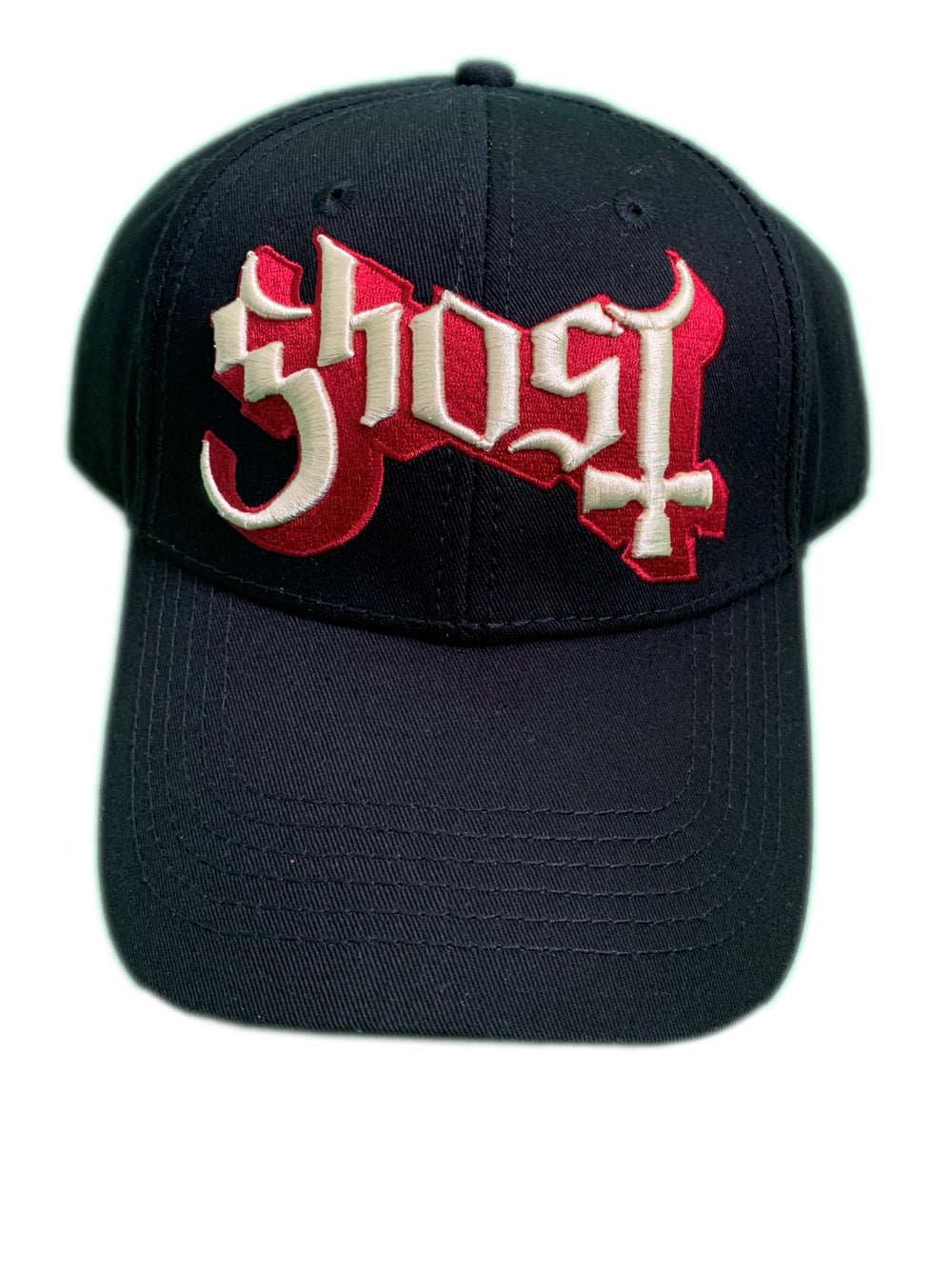 Ghost Logo Embroidery Official Peak Cap Adjustable Brand New