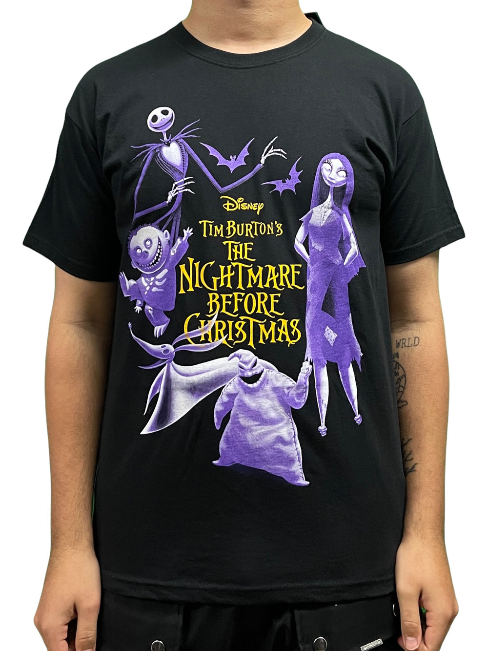 Nightmare Before Christmas Purple Characters Unisex Official T Shirt Various Sizes