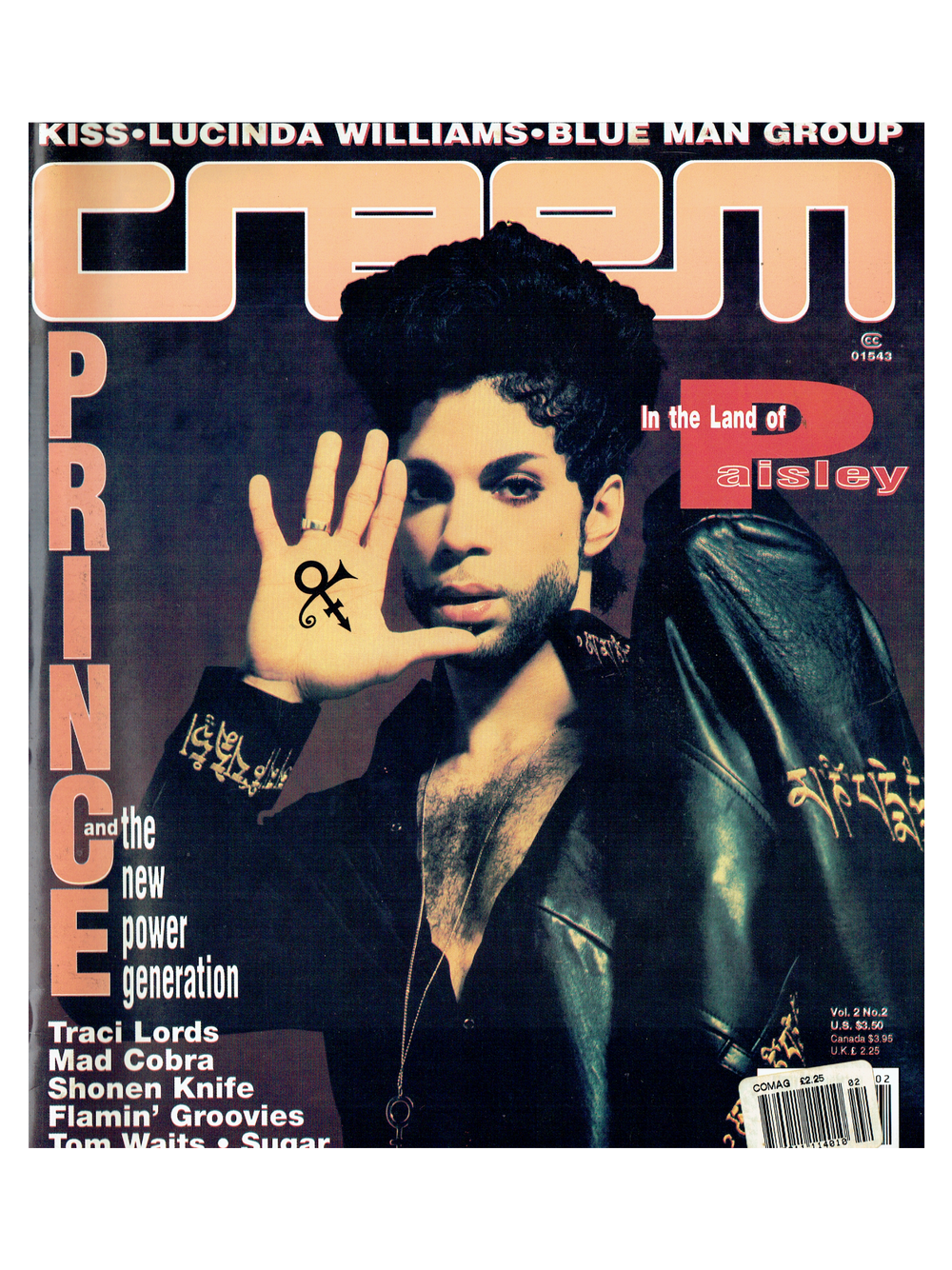 Prince Creem Magazine Jan / Feb 1993 SUPERB 10 Page Article RARE