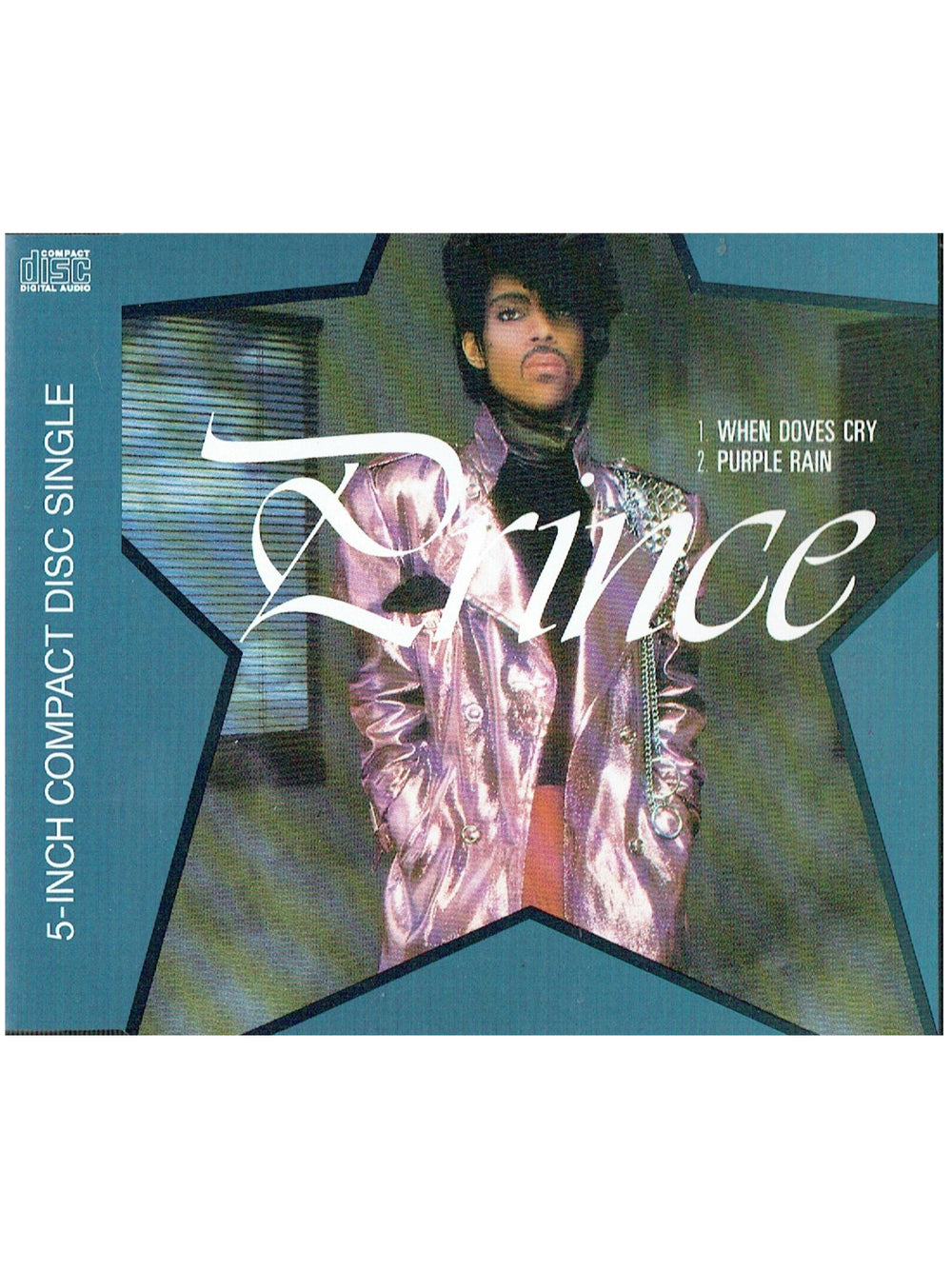 Prince – When Doves Cry Purple Rain CD Single 5" EU Preloved: 1990