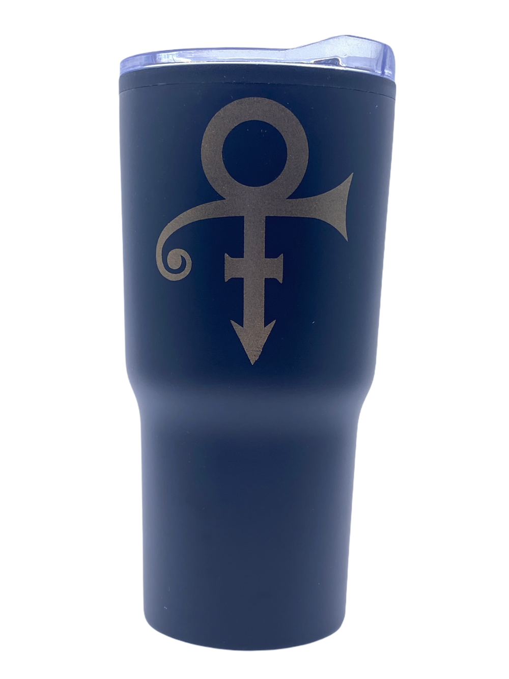 Prince – Official Travel Mug Drinks Tumbler Black With Gold Love Symbol Brand New