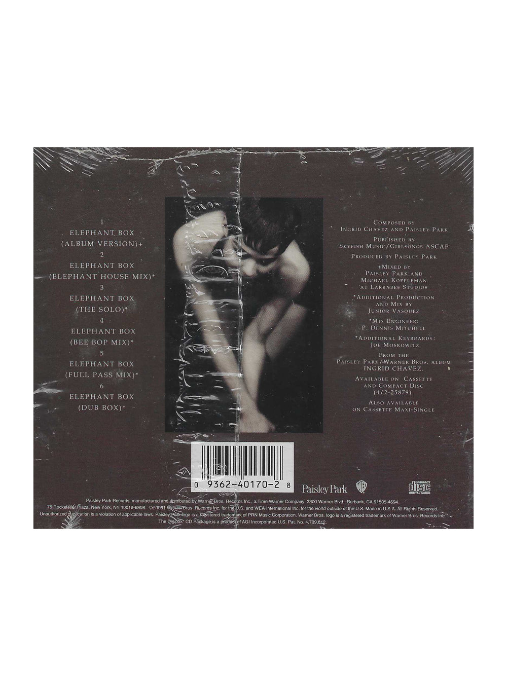 Prince – Ingrid Chavez Elephant Box CD Single USA Maxi Single Prince 6 Tracks Sealed