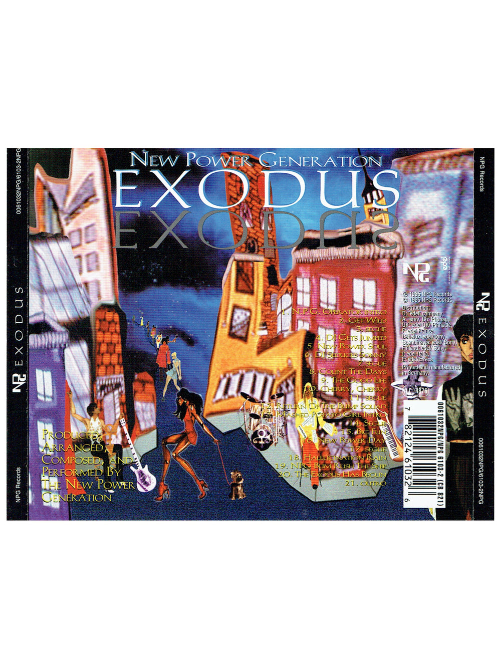 Prince – New Power Generation - Exodus CD Album EU Preloved: 1995