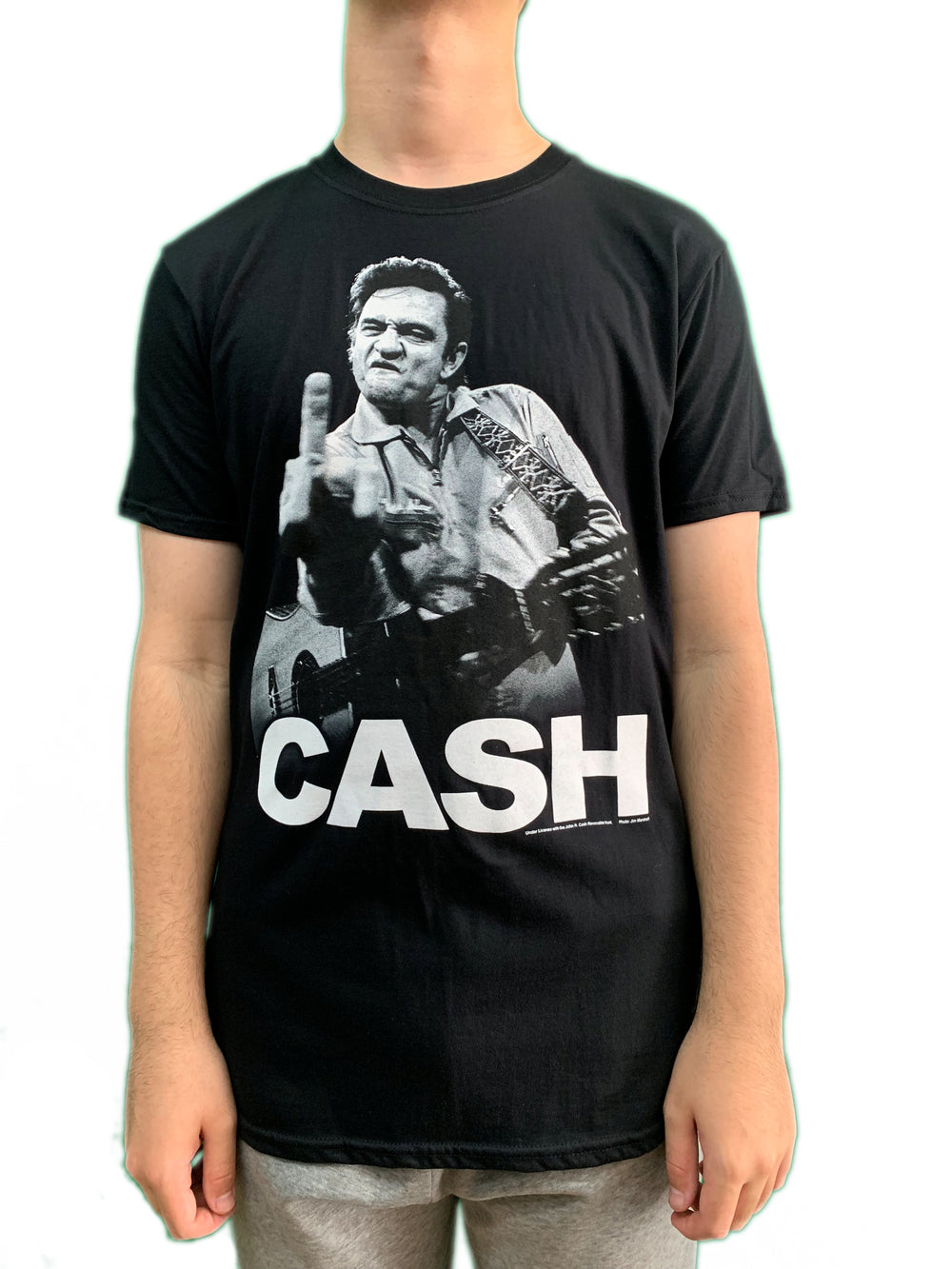 Johnny Cash Finger Unisex Official Tee Shirt Brand New Various Sizes