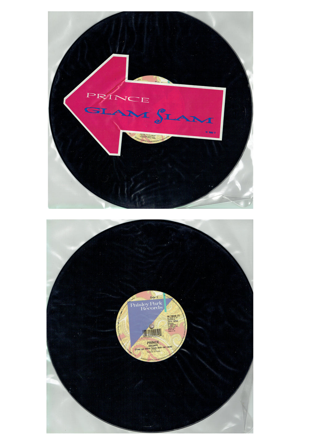 Prince – Glam Slam Escape Free Yo Mind 12 Inch Vinyl Preloved: 1988