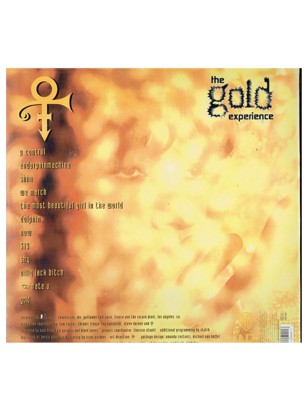 Prince – The Gold Experience Vinyl Double Album With Hype & Inner Sleeves