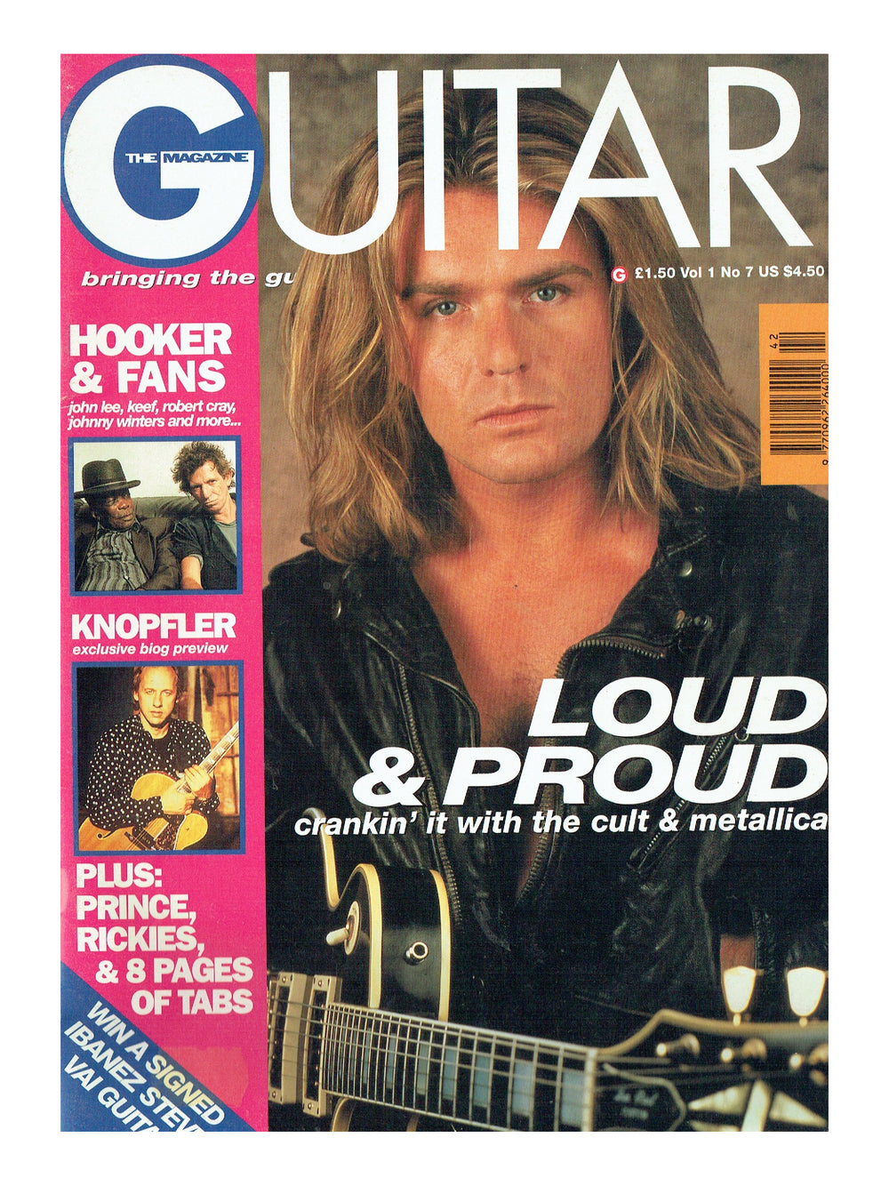 Prince – Guitar Magazine December 1991 Diamond Life 4 Page Article & 4 Page Tabs