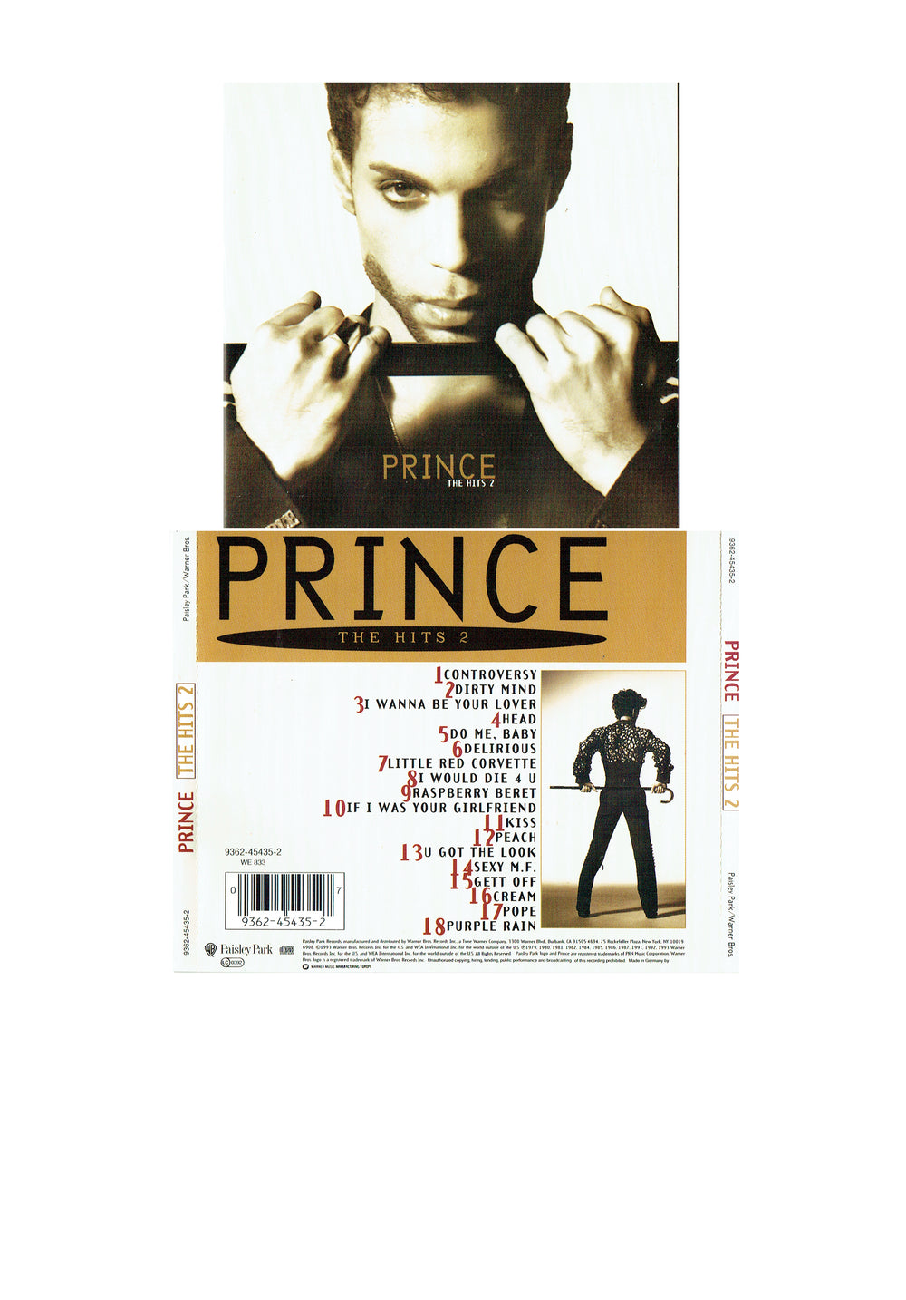 Prince – The Hits 2 1993 Original CD Album