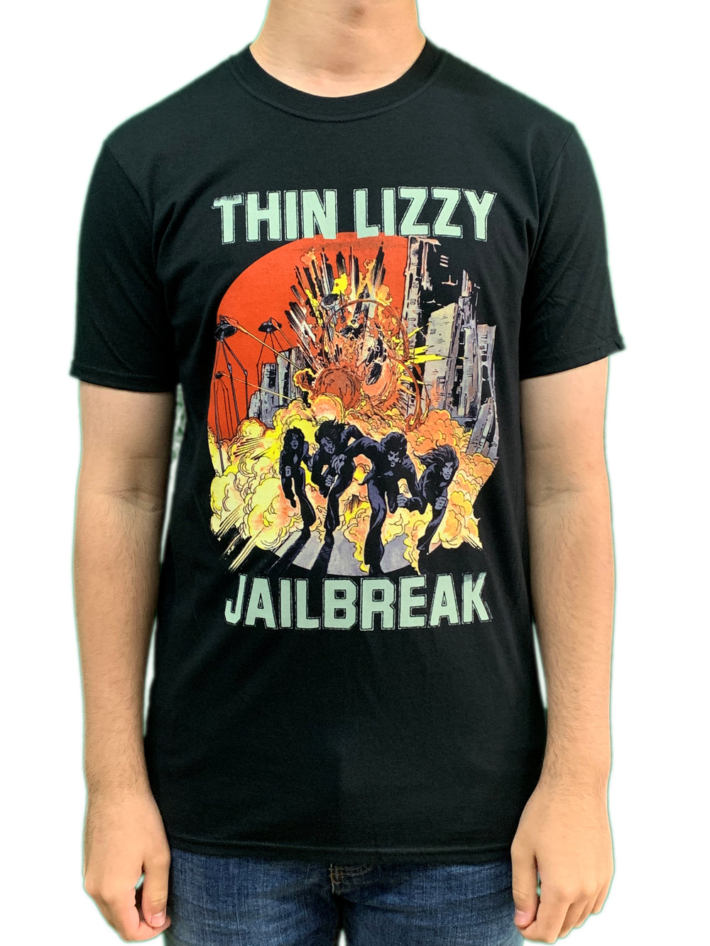Thin Lizzy Jailbreak Explosion Unisex Official Tee Shirt Brand New Various Sizes