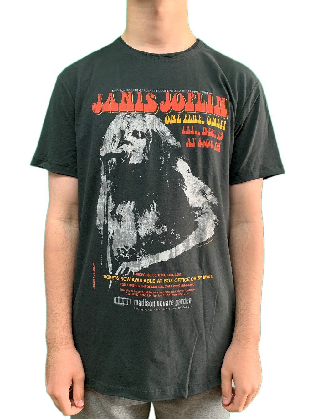Janis Joplin Madison Square Amplified Unisex Official Tee Shirt Brand New Various Sizes