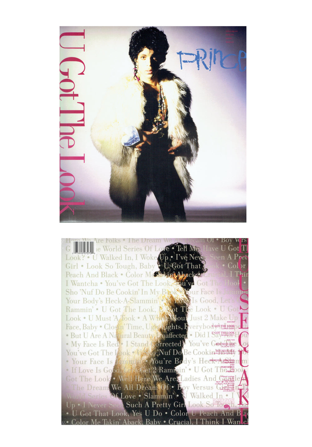 Prince U Got The Look / Housequake EU Release 12 inch Maxi Single Vinyl  EX CON