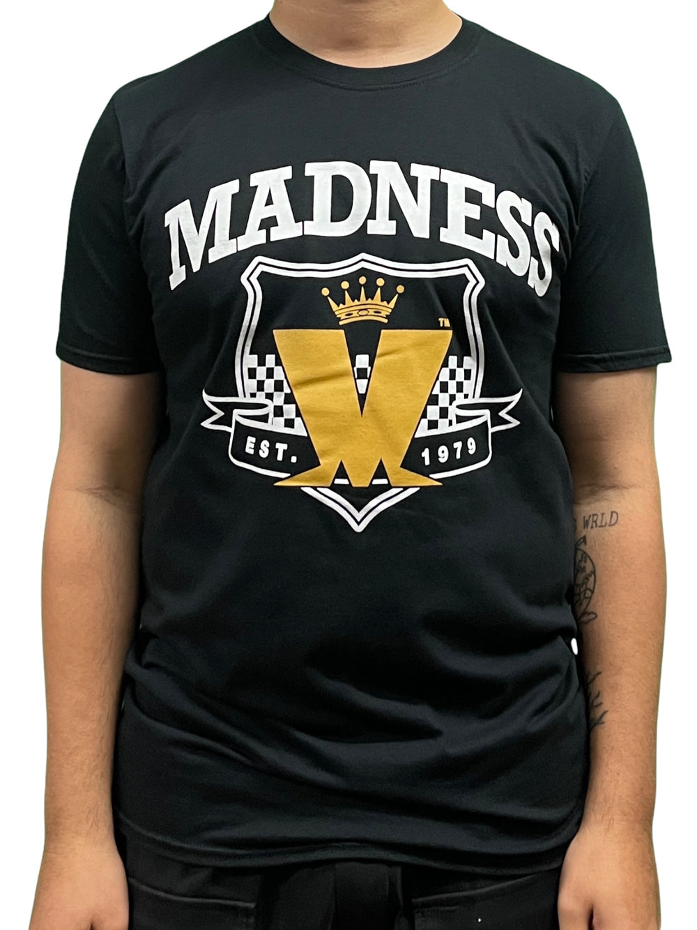 Madness - EST. Black Unisex Official T Shirt Various Sizes