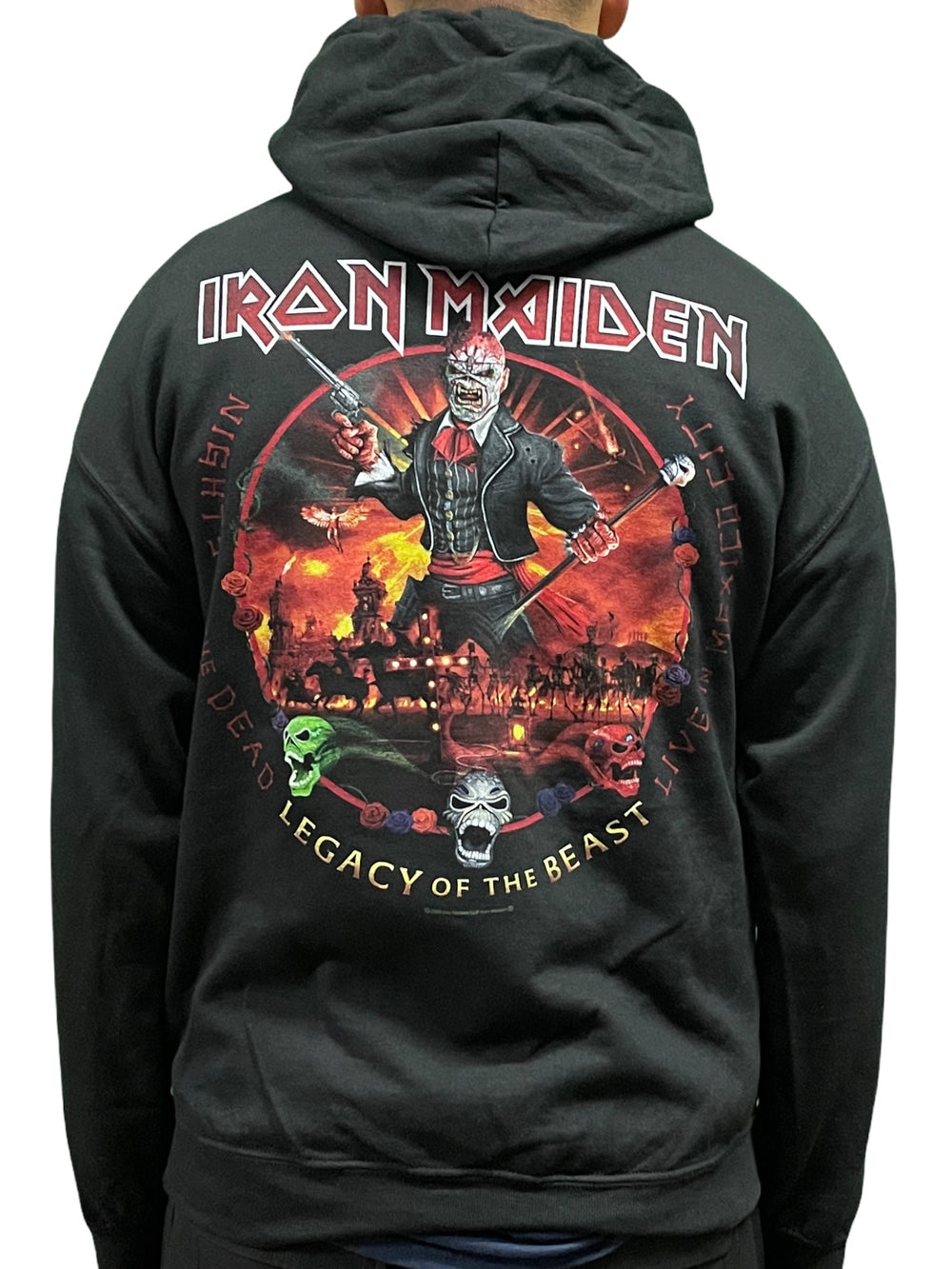 Iron Maiden Legacy Of The Beast Hoodie Unisex Official Brand New Various Sizes