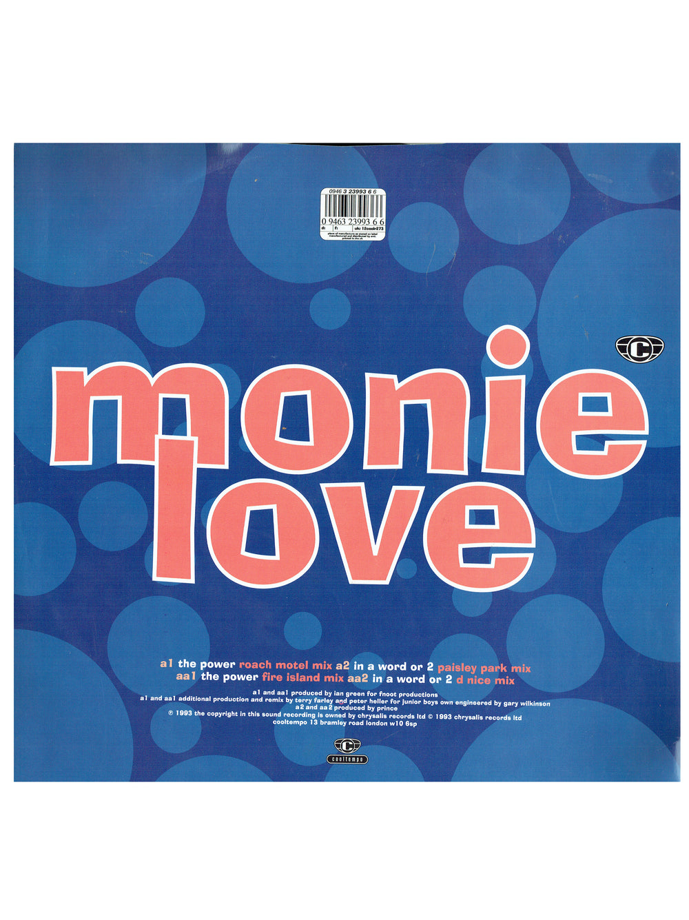 Monie Love The Power In A Word Or 2 UK 12 Inch Vinyl Maxi Single Produced Prince AS