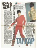 Prince – Versace Musica Magazine April 17th  Insert Cover & 2 Page Article Italian Preloved: 1996