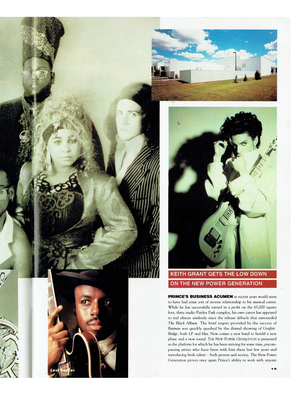 Prince – Musician Magazine November 1991 Cover & 6 Page Article