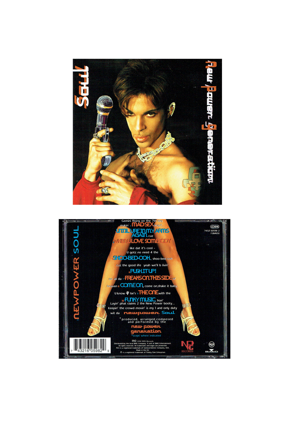 Prince – New Power Generation Newpower Soul CD Album EU Preloved NM: 1998