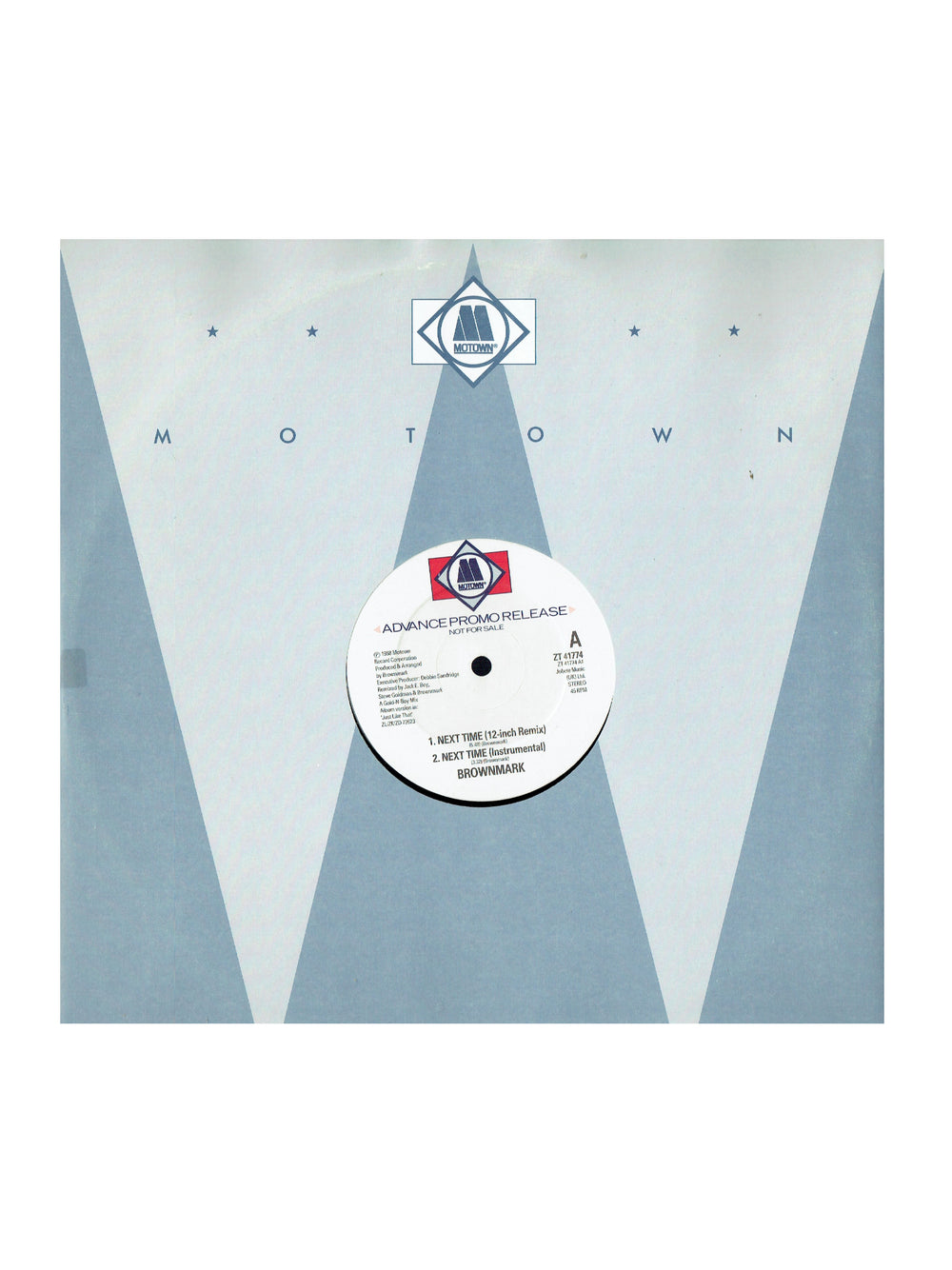 Prince – Brownmark – Next Time Vinyl 12" Maxi-Single Promo UK Preloved : 1988 sms